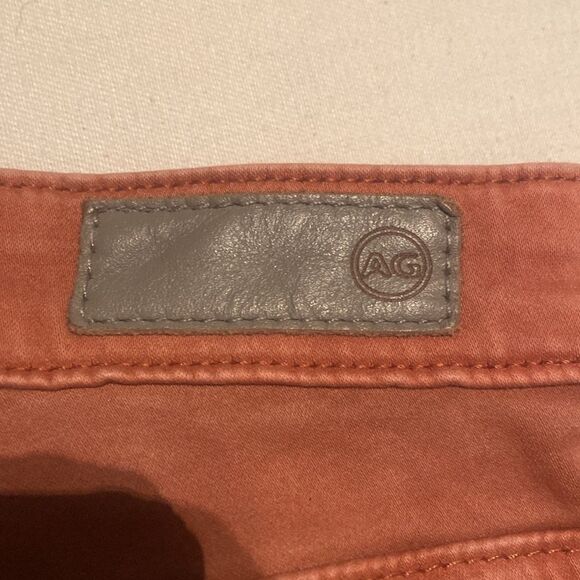 Ag Adriano Goldschmied Prima cigarette leg dusty rose jeans size 29 - Picture 10 of 11